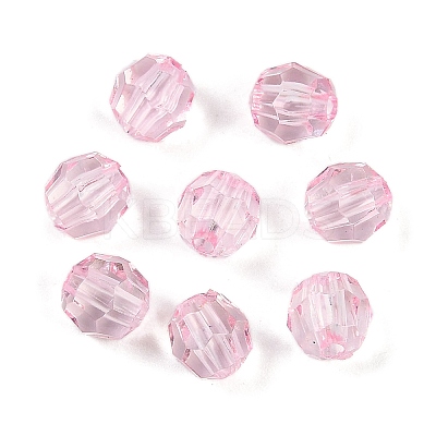 Transparent Acrylic Beads OACR-Q015-03D-1