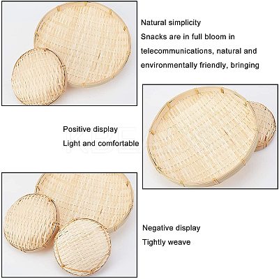 Bamboo Colander Bamboo Sieve AJEW-GA0002-18-1