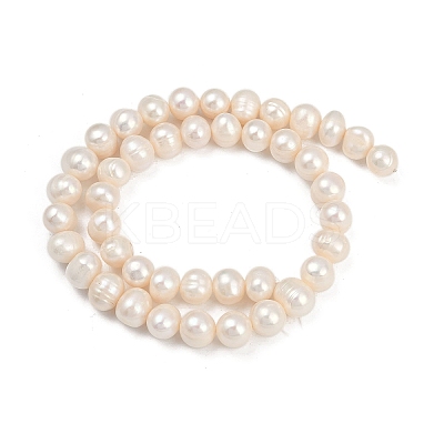 Natural Cultured Freshwater Pearl Beads Strands PEAR-I007-07Z-10C-1