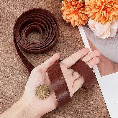 2M Flat Leather Cord LC-WH0007-07C-01-1