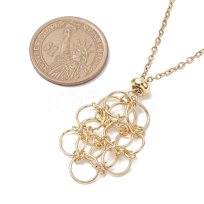 3Pcs 3 Styles 304 Stainless Steel Cable Chain Necklace Makings NJEW-JN04934-01-1