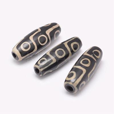 Tibetan Style 9-Eye dZi Beads  TDZI-G009-F-1