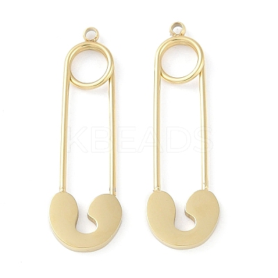 Ion Plating(IP) 304 Stainless Steel Pendants STAS-P366-93B-G-1