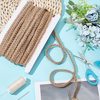 10M Braided Burlap Ribbon OCOR-GO0001-16E-1