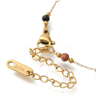 Ion Plating(IP) 304 Stainless Stell Necklaces X-NJEW-H037-03G-1