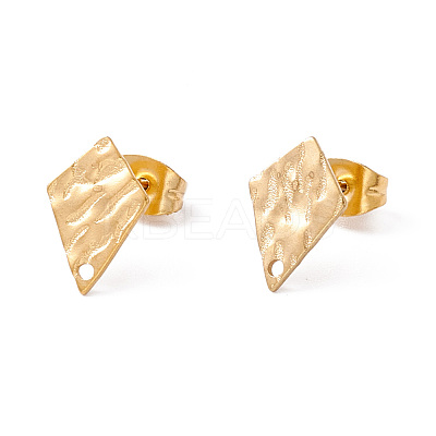 304 Stainless Steel Stud Earring Findings STAS-G270-02G-02-1