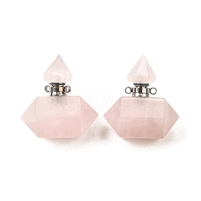 Gemstone Perfume Bottle Pendants G-L623-08P-1