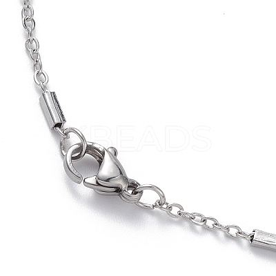 Non-Tarnish 304 Stainless Steel Satellite Chain Necklace for Men Women STAS-B039-13P-1