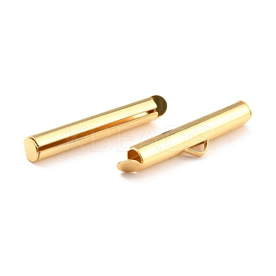 304 Stainless Steel Slide On End Clasp Tubes STAS-C044-08C-G-1