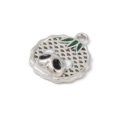 Alloy Enamel Charms PALLOY-R151-22P-1