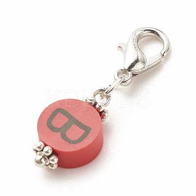 Handmade Polymer Clay Pendant Decorations HJEW-JM00638-1