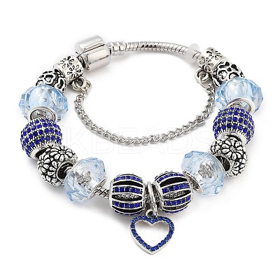 Tibetan Style Alloy European Bracelets LS-BJEW-M320-01AS-1
