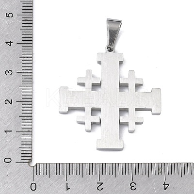 304 Stainless Steel Pendants STAS-C170-08B-P-1