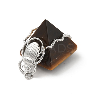 Natural Mixed Gemstone Pendants G-G870-13P-1