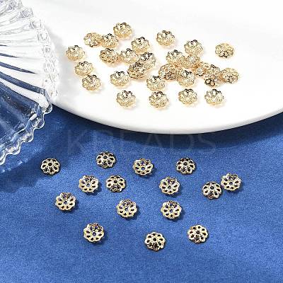 SHEGRACE Brass Beads Caps XGRPCU187-280G-1