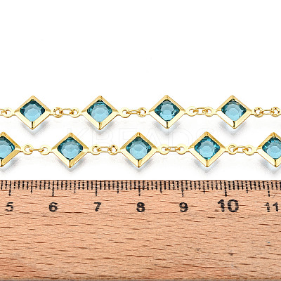 Brass Rhombus Link Chains CHC-N023-08D-G-1