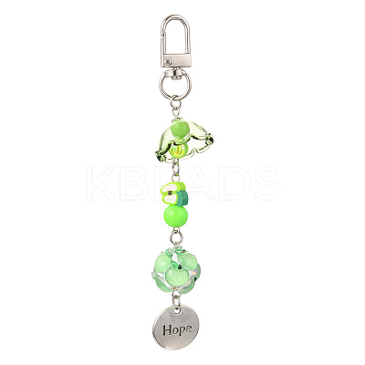 Handmade Polymer Clay & Acrylic & Resin & Glass Pendant Decorations KEYC-FS00037-01-1