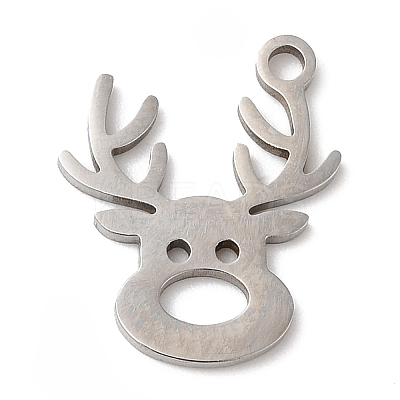 Non-Tarnish Christmas 201 Stainless Steel Pendants LS-STAS-D053-07P-1