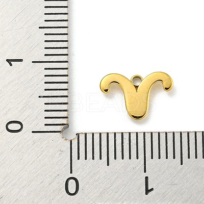 Real 18K Gold Plated PVD Vacuum Plating 304 Stainless Steel Pendants STAS-L278-002G-01-1