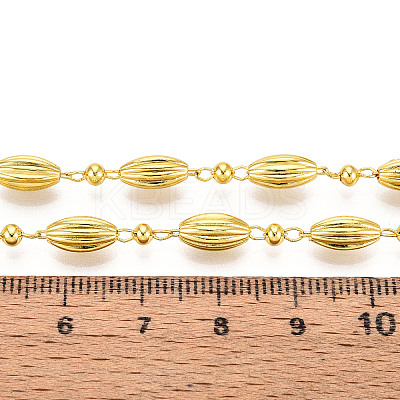 Brass Oval Link Chains CHC-T018-14G-1