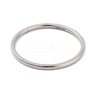 304 Stainless Steel Micro Pave Clear Cubic Zirconia Finger Rings RJEW-B068-01C-P-1