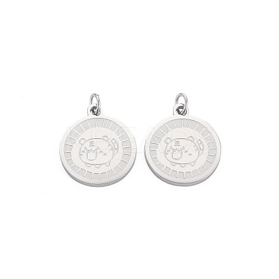 Non-Tarnish 304 Stainless Steel Charms STAS-N097-158P-1