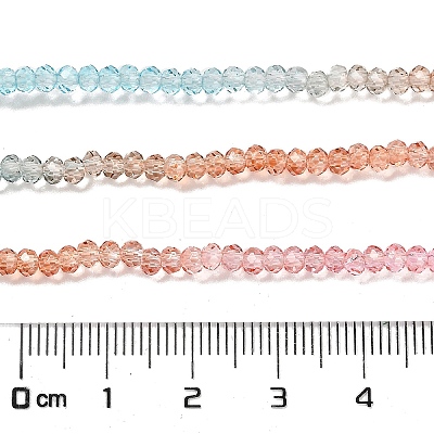 Transparent Painted Glass Beads Strands DGLA-A034-T2mm-A19-1