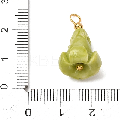 Dyed Synthetic Coral Pendants GG-CBAC295-02G-01-1