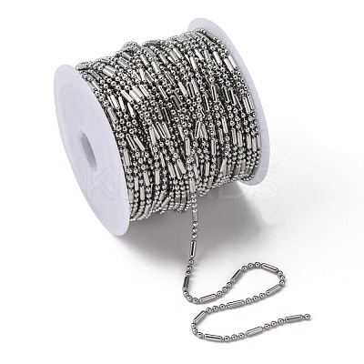 Tarnish Resistant 304 Stainless Steel Ball Chains CHS-K002-12-1