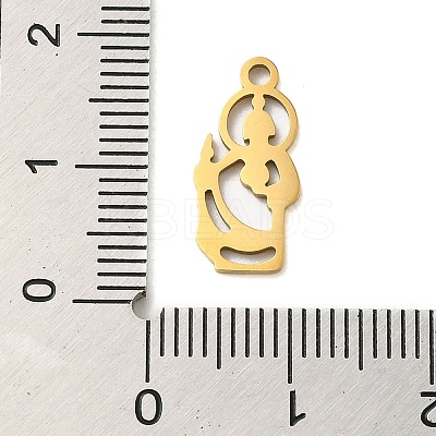 304 Stainless Steel Pendants LS-STAS-S123-02G-1
