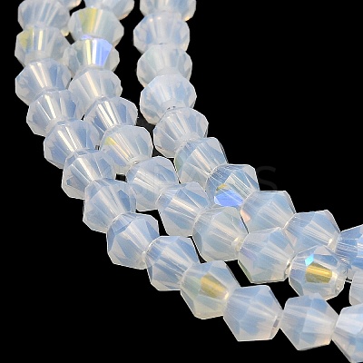 Imitation Jade Electroplate Glass Beads Strands LS-GLAA-F029-J4mm-D05-1