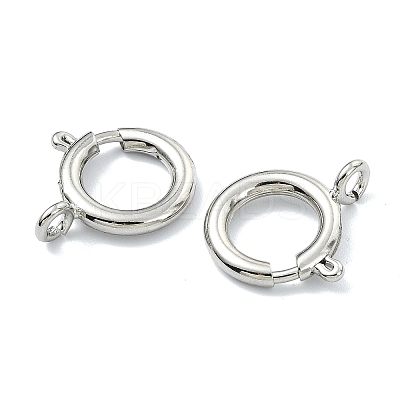 SHEGRACE Brass Spring Ring Clasps XGRPCN018-224P-1
