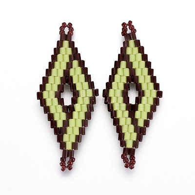 MIYUKI & TOHO Handmade Japanese Seed Beads Links SEED-E004-C17-1
