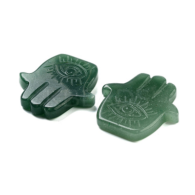 Natural Green Aventurine Cabochons G-G119-02B-1