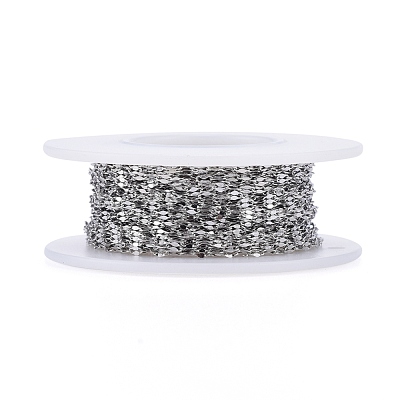 Tarnish Resistant 304 Stainless Steel Dapped Chains CHS-F011-15A-P-1