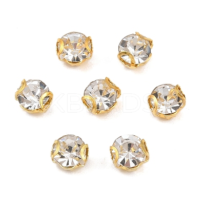 Flat Round Sew on Rhinestone Montee Beads STAS-B107-01A-01G-1