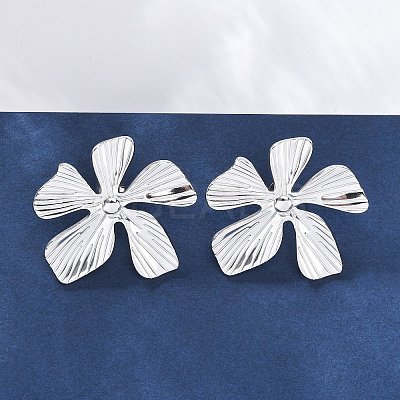 304 Stainless Steel Stud Earrings for Women EJEW-K306-20P-1