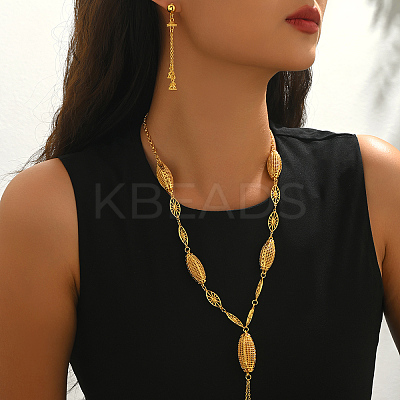 Geometric Hollow Alloy Earrings & Necklaces Sets for Women Party and Festive Wear TW5135-1