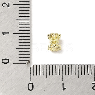 Brass Spacer Beads KK-K371-22A-G-1
