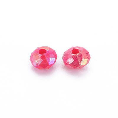 Opaque Acrylic Beads MACR-Q239-018C-09-1