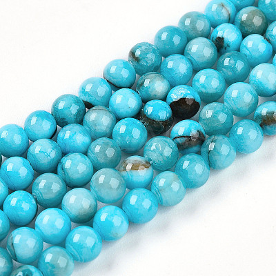Natural Persian Jade Beads Strands G-A255-A02-04H-1