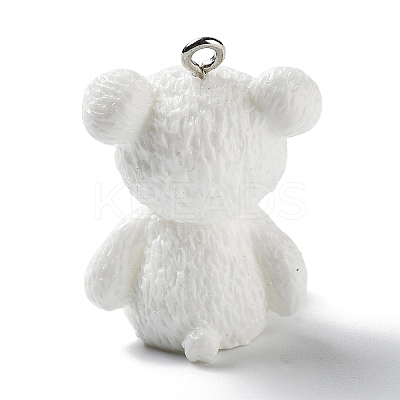 Opaque Resin Pendants RESI-A030-06C-1
