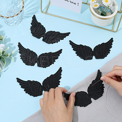 20Pcs Cloth Angel Wings AJEW-GF0012-62C-1