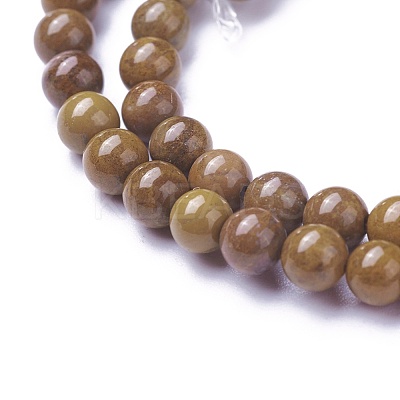 Natural Gemstone Beads Strands G-P424-D-4mm-1