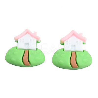 Opaque Resin Cabochons CRES-N022-198-1