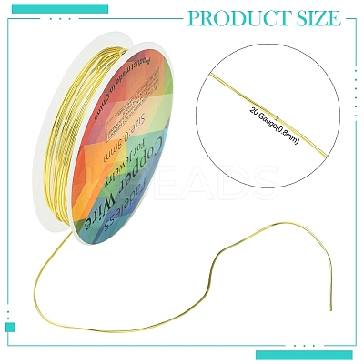 Copper Jewelry Wire X-CWIR-CW0.8mm-28-1