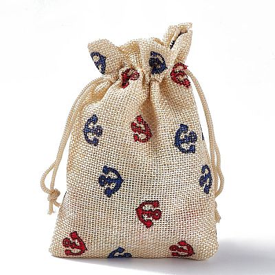 Burlap Packing Pouches Drawstring Bags ABAG-L016-A10-1
