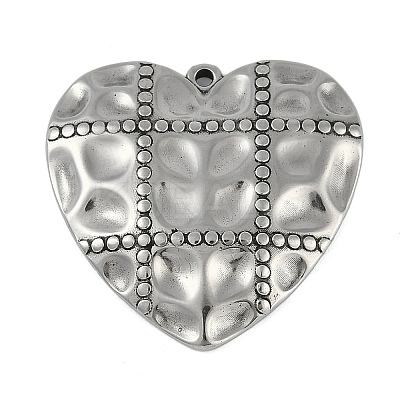 Anti-Tarnish 304 Stainless Steel Pendants STAS-M078-03C-P-1