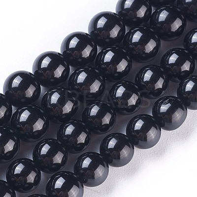 Natural Black Spinel Strands G-O183-07A-1