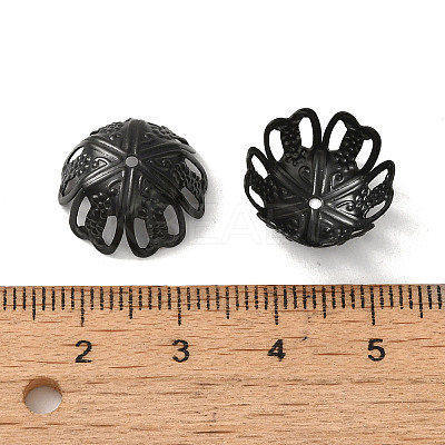 304 Stainless Steel Bead Caps STAS-P363-02B-EB-1